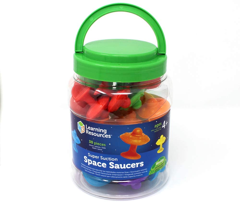 Learning Resources Super Suction Space Saucers (set of 30)