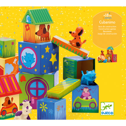 Djeco Cubanimo Stacking Blocks (F)
