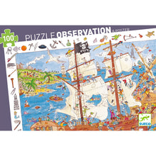 Djeco Pirates 100 Pcs Observation Puzzle