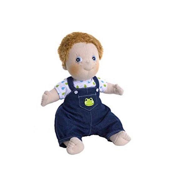 Rubens Barn Rubens Kids Jonathan With Bib Overalls 36 Cm
