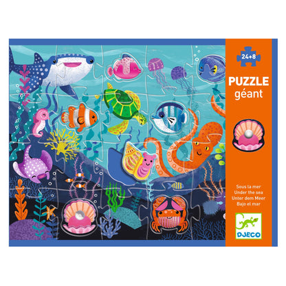Djeco Giant Tactile Puzzle Sea