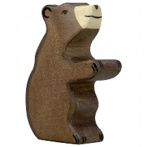 Holztiger Brown Bear, Small, Sitting