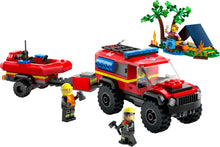 Lego City 60412 4x4 Fire Truck with Rescue Boat