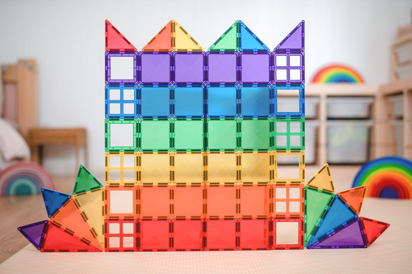 Connetix Tiles Rainbow 60 Pc Starter Pack