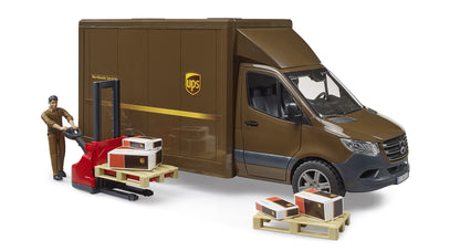 Bruder Mb Sprinter Ups W/Driver & Accessories