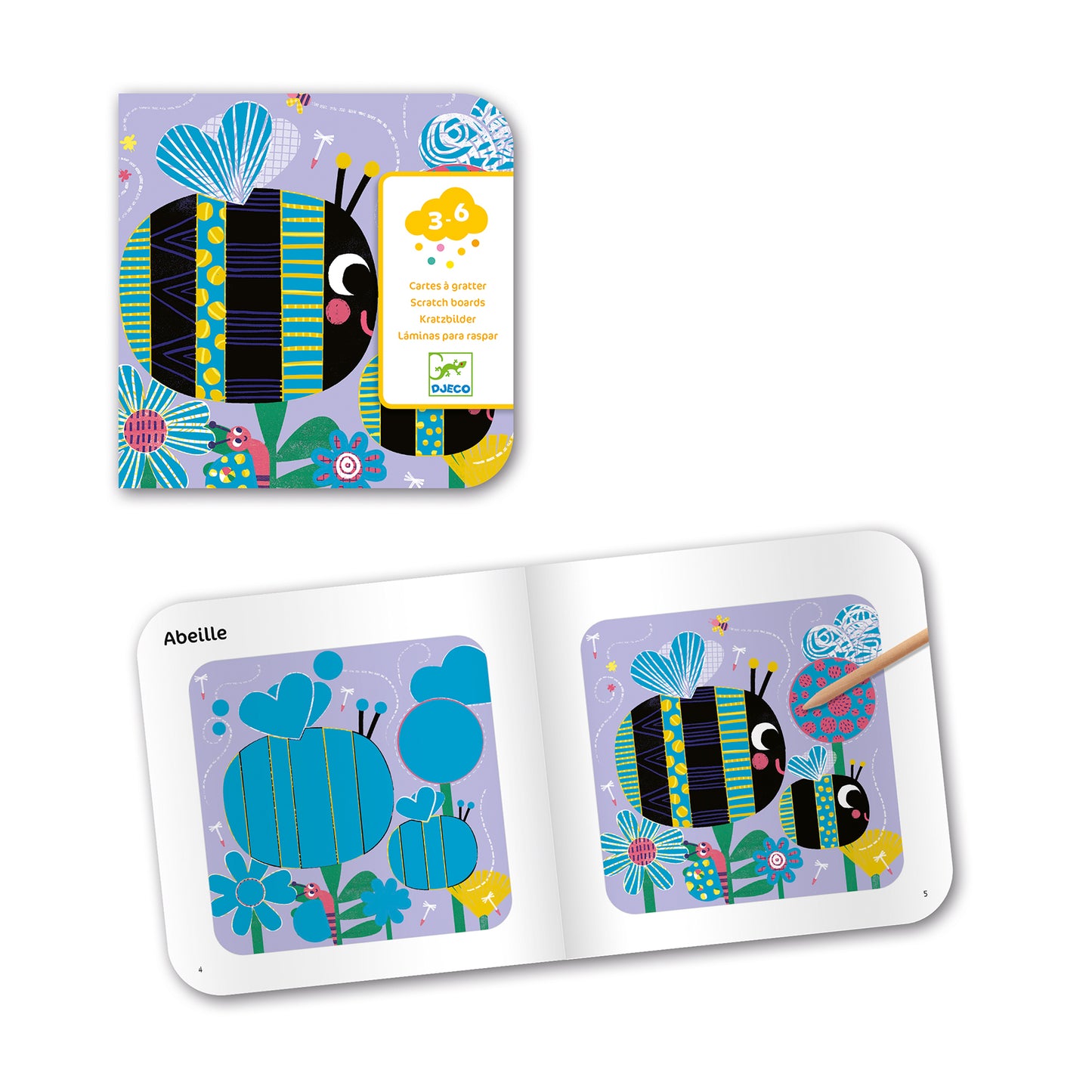 Djeco Bugs Scratch Cards