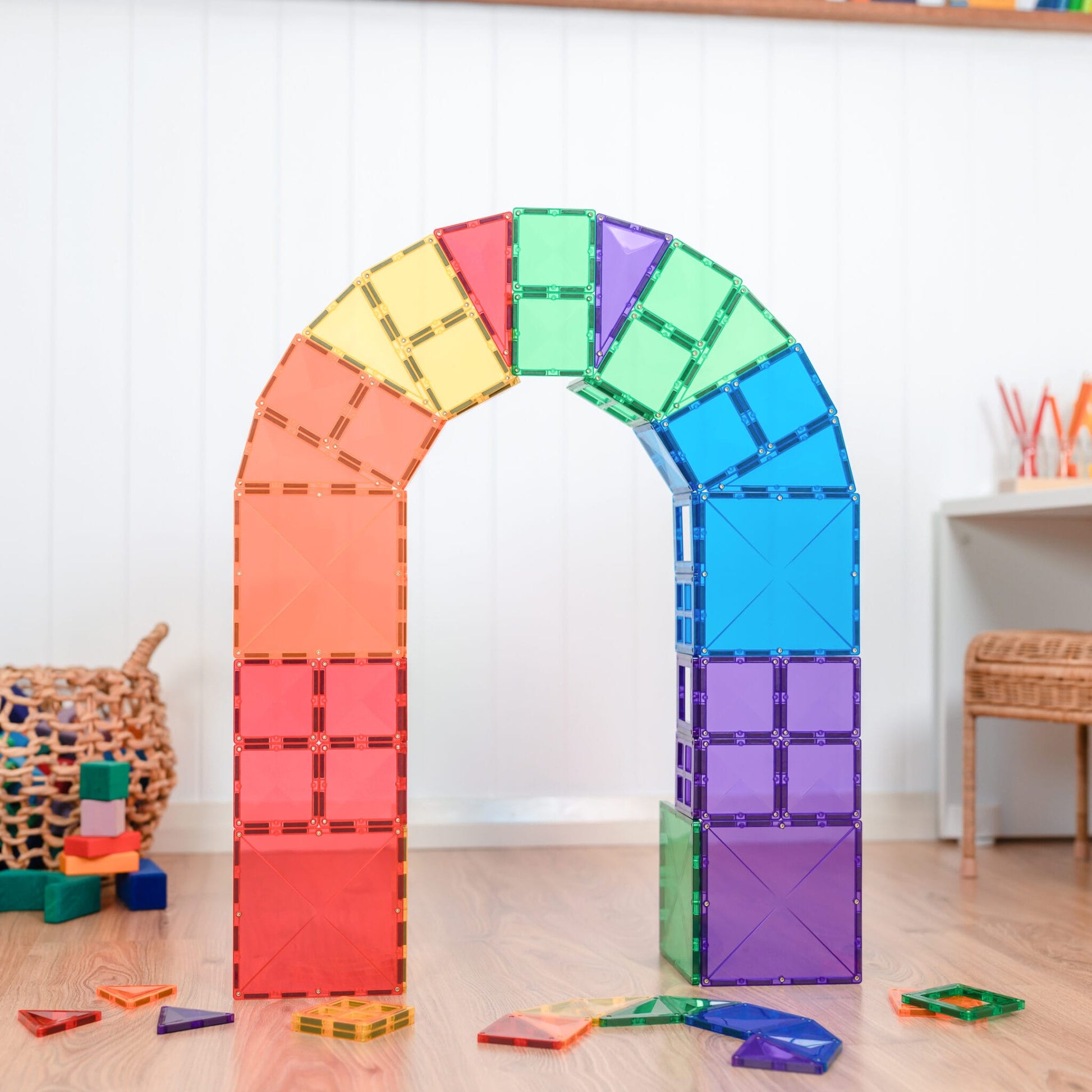 Connetix Tiles Rainbow 60 Pc Starter Pack