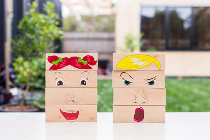 The Freckled Frog How Am I Feeling Wooden Blocks