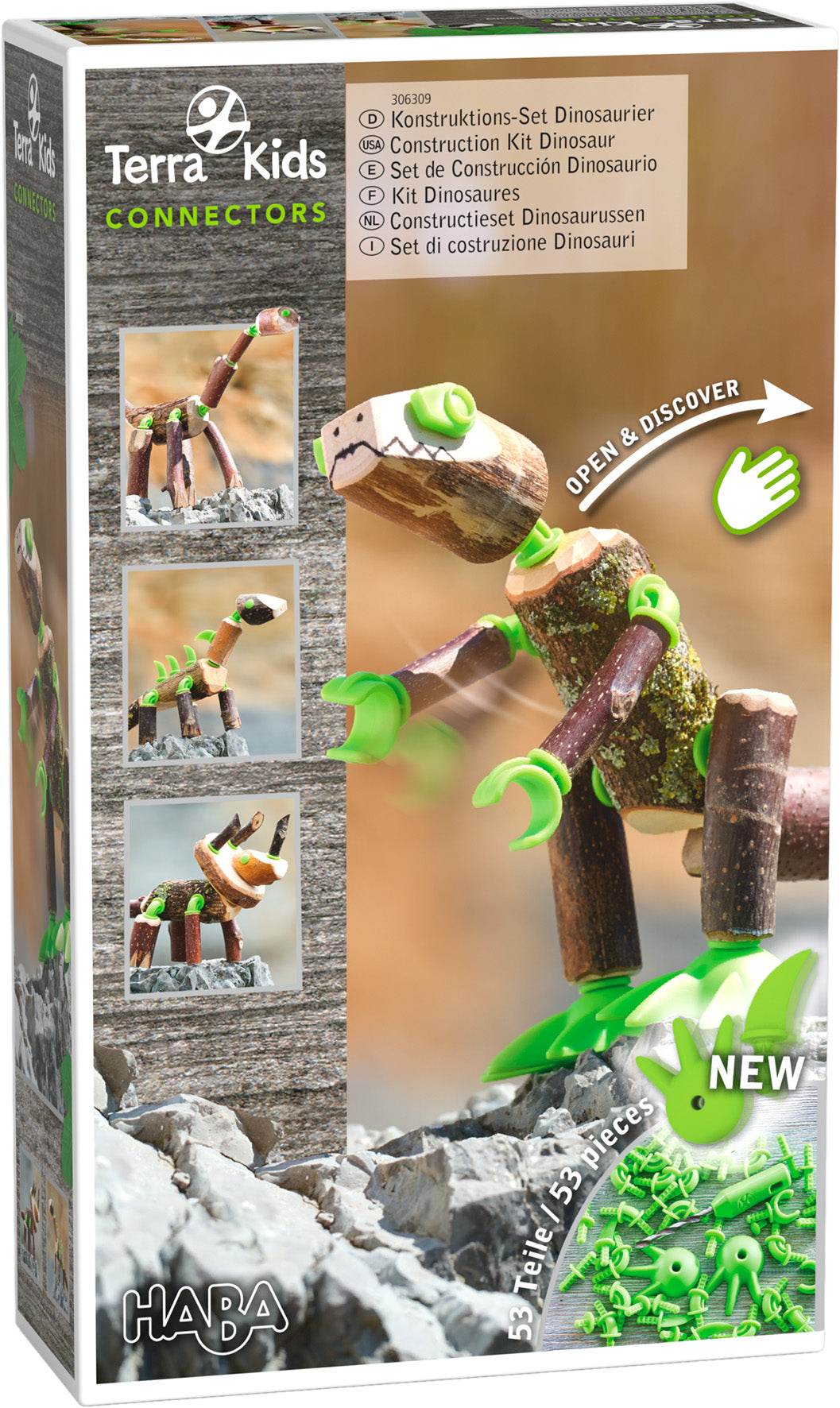 Haba Terra Kids Connectors – Construction Kit Dinosaur