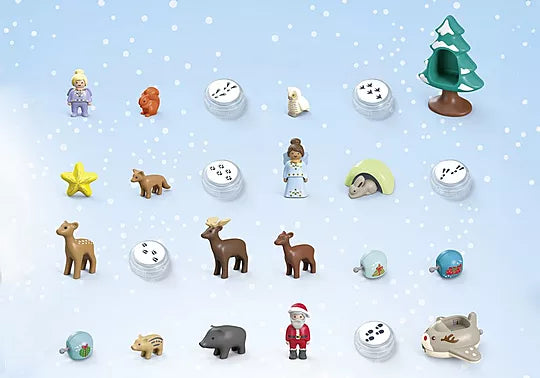 70297 - Playmobil Junior - Calendrier de l'Avent Junior Père Noël et animaux de la forêt 70297 - Playmobil Junior - Calendrier de l'Avent Junior Père Noël et animaux de la forêt