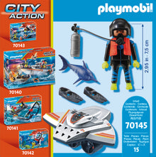 Playmobil 70145 City Action Sea Rescue Diving Scooter