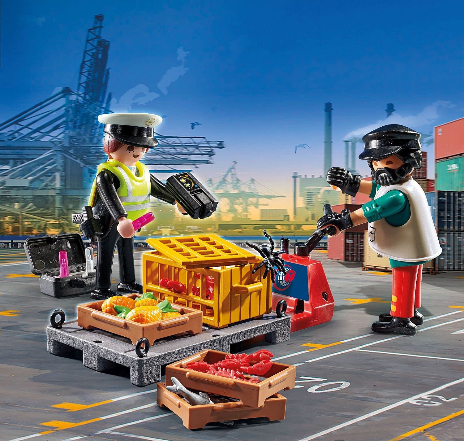 Playmobil Plus City Action 70775 Cargo Customs Check