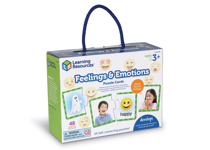 Learning Resources Feelings & Emotions Puzzle Cards