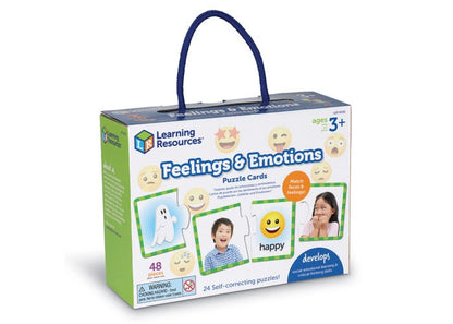 Learning Resources Feelings & Emotions Puzzle Cards