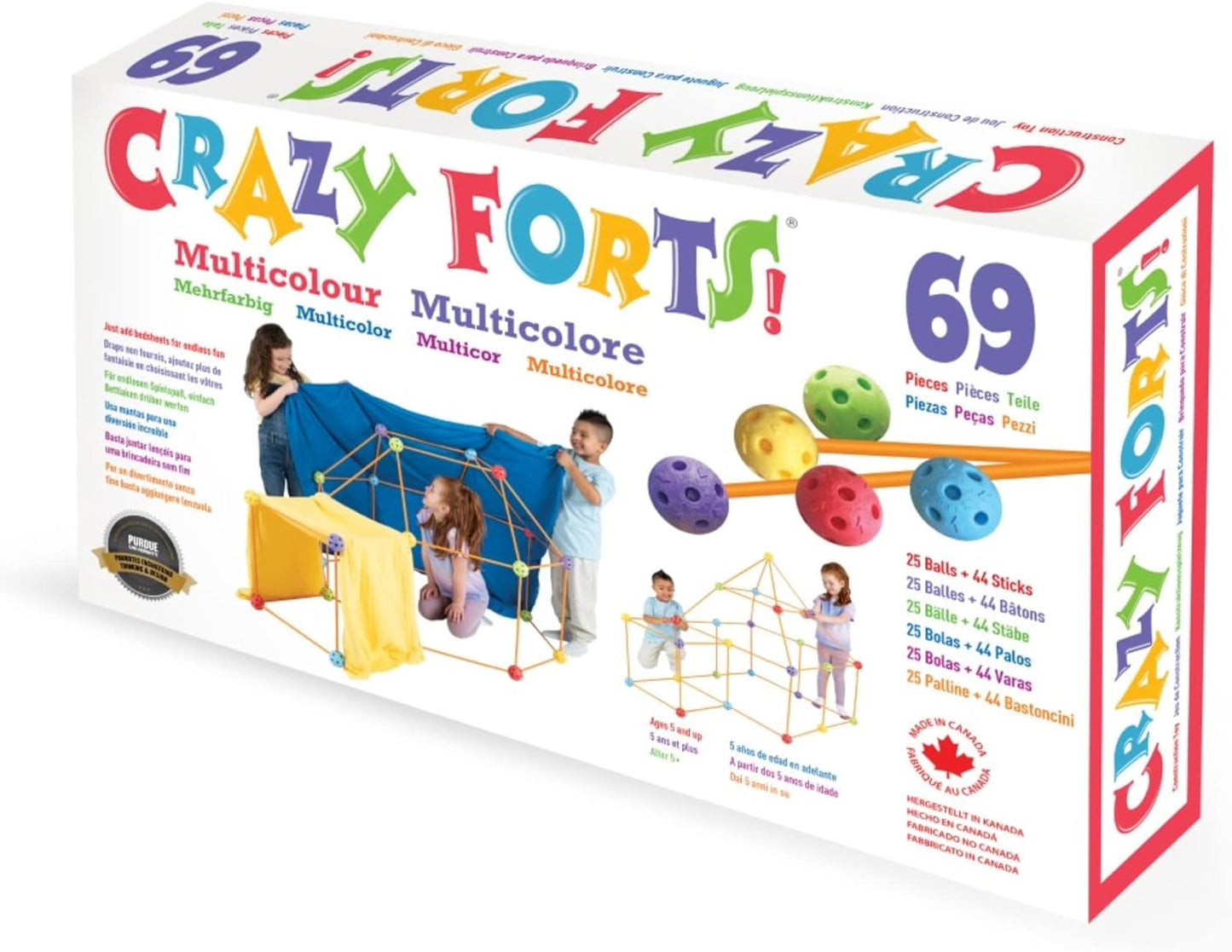 Crazy Forts Multi Coloured