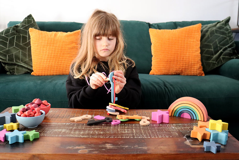 Tickit Rainbow Wooden Keys