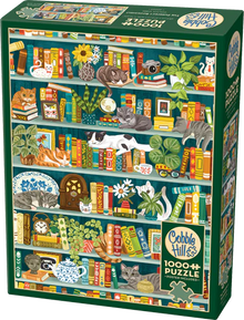 Cobble Hill Puzzles 1000 Pieces The Purrfect Bookshelf