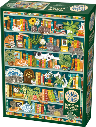 Cobble Hill Puzzles 1000 Pieces The Purrfect Bookshelf