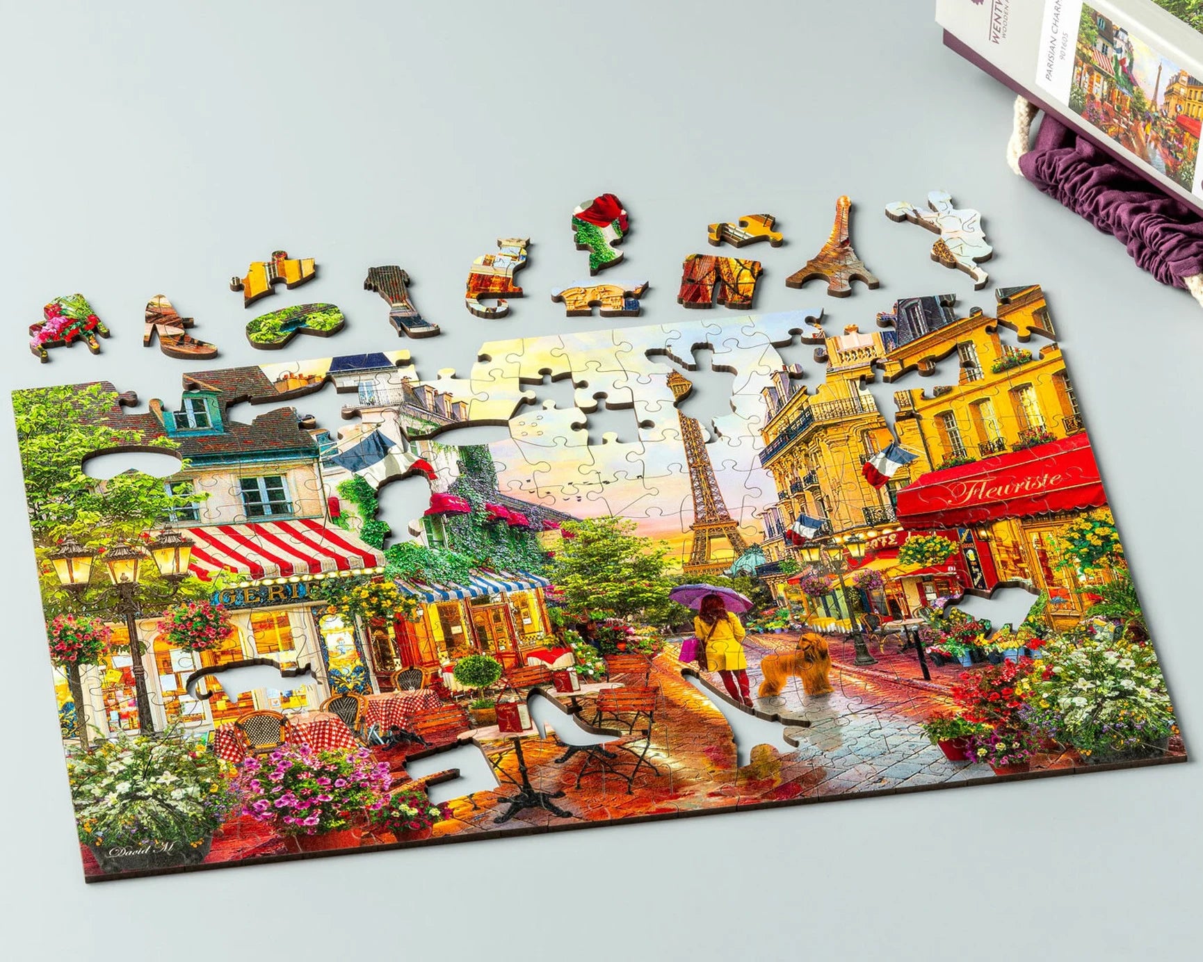 Wentworth Wooden Puzzles Parisian Charm - Maxi 250 Pieces