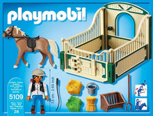 Playmobil 5109 Riding Stables Haflinger Horse With Stall