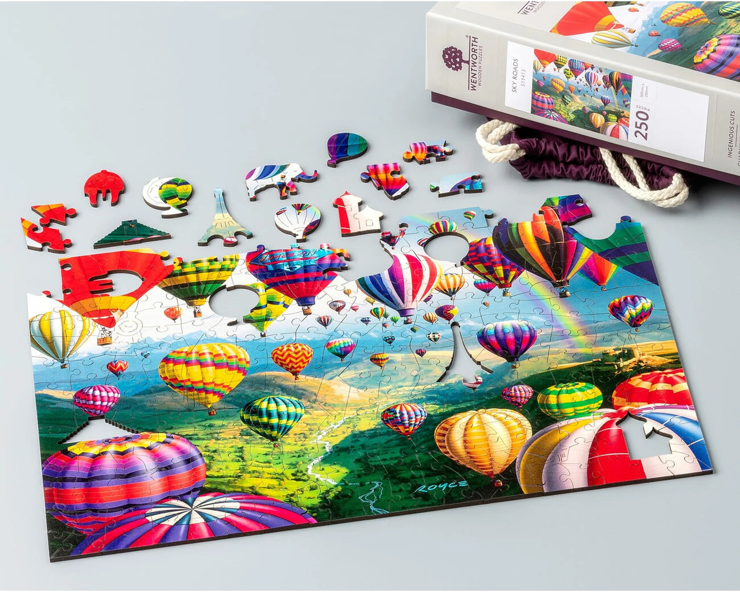 Wentworth Wooden Puzzles Sky Roads - Mega 500 Pieces