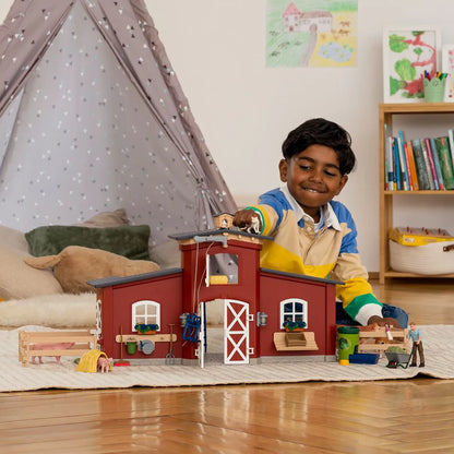 Schleich Red Barn with Animals and Accessories