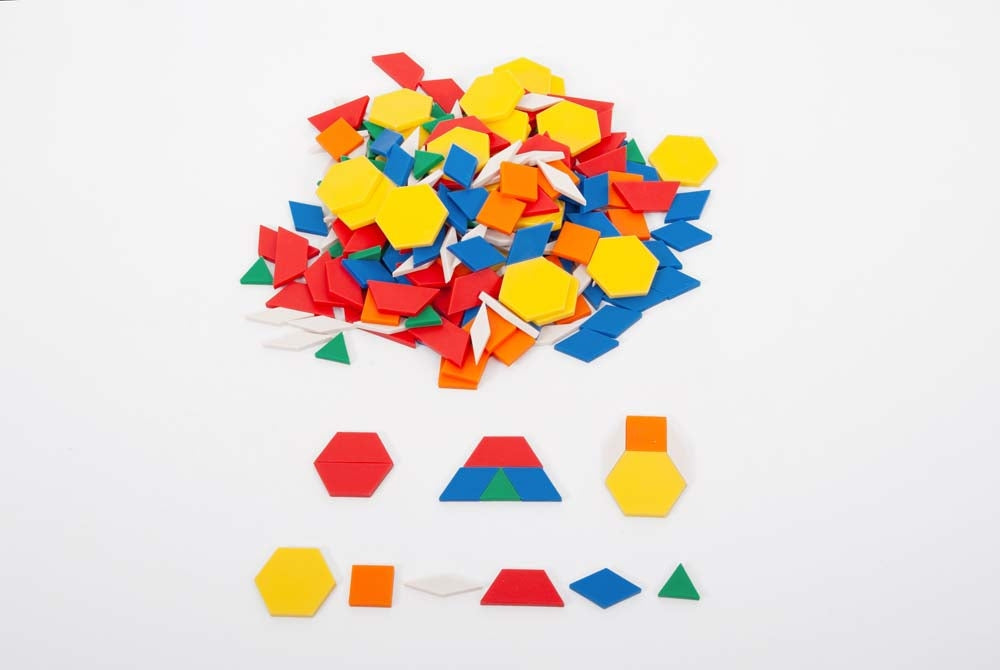 Edx Education Plastic Pattern Blocks