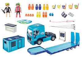 Playmobil Plus 70959 Funpark Flat Bed Truck With Container