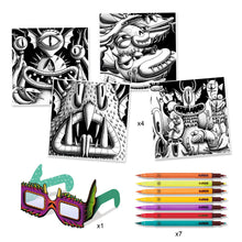 Djeco Funny Freaks 3D Felt Tip Art