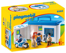 Playmobil 1.2.3 9382 Take Along Police Station