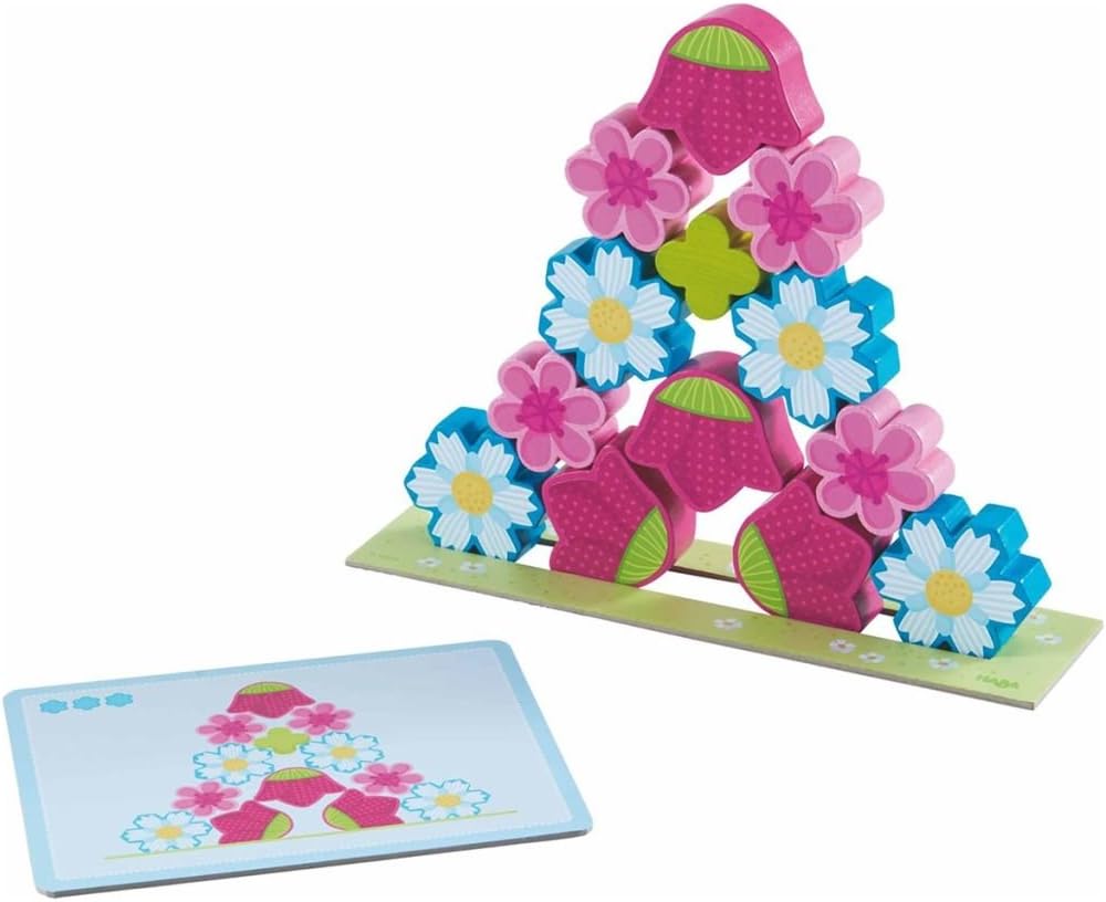 Haba Stacking Game Flowers