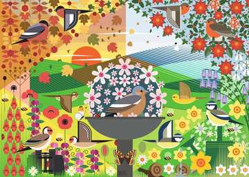 Ravensburger I Like Birds - Birdie Seasons 1000pc Jigsaw Puzzle