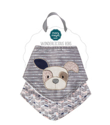 Mary Meyer Decco Pup 2 Pc Bib Set
