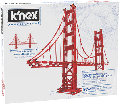 K'nex Architecture Golden Gate Bridge