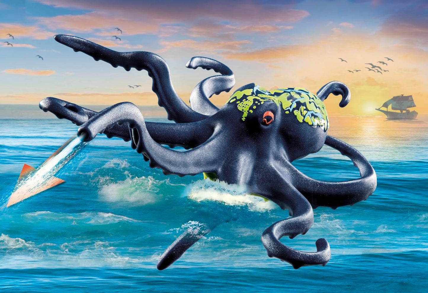 Playmobil 71419 Pirates: Pirate vs. Deeper – Battle with the Giant Octopus
