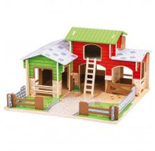 BigJigs Cobblestone Farm