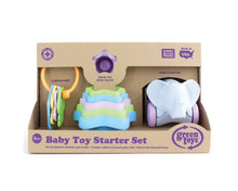 Green Toys Baby Toy Starter Set (First Keys Stacking Cups & Elephant)