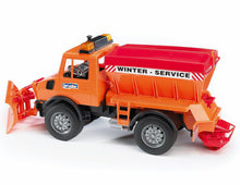 Bruder MB Unimog Winter Service With Plow Blade