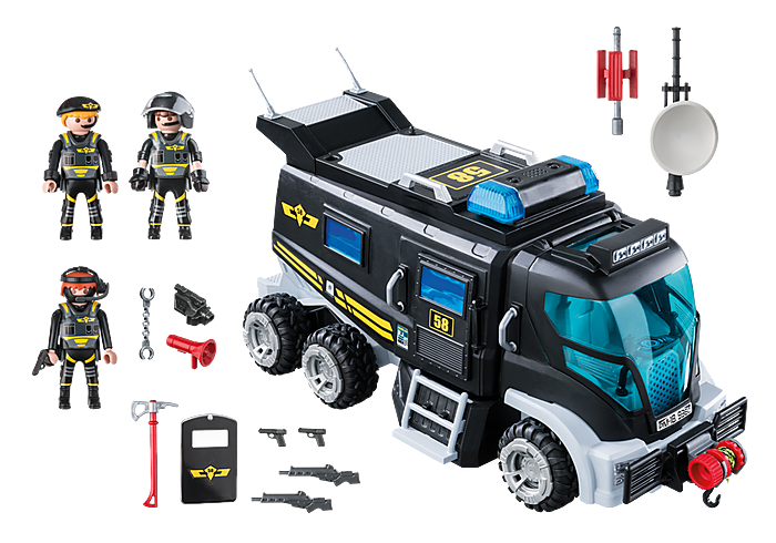 Playmobil 9360 City Action SWAT Truck