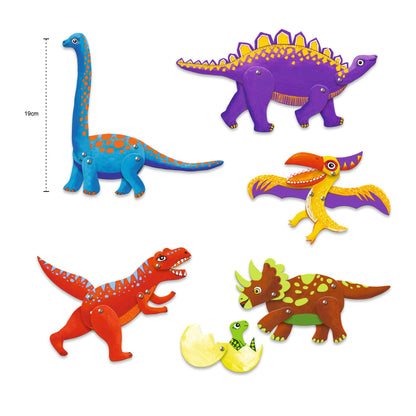 Djeco Jumping Jacks -Dinos Colouring Surprises