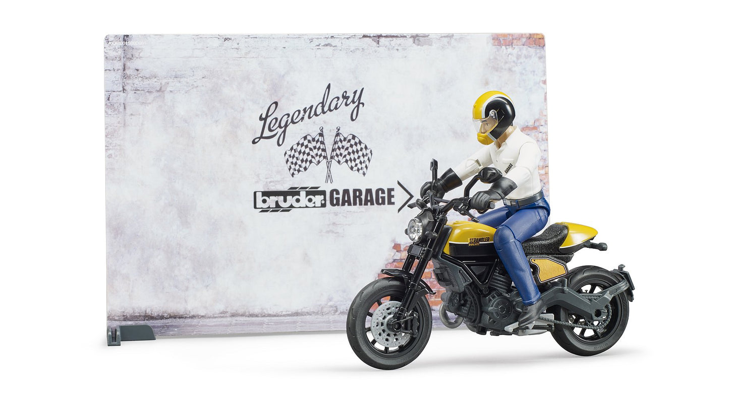 Bruder Bworld Motorcycle Service W/Scrambler