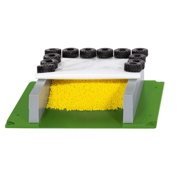 Siku Siku World - Silage Clamp With Cover, Tyres & Granulate