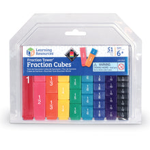 Learning Resources Fraction Tower Fraction Cubes