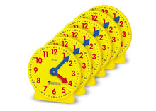 Learning Resources Big Time® Geared Mini-Clocks (Set of 6)