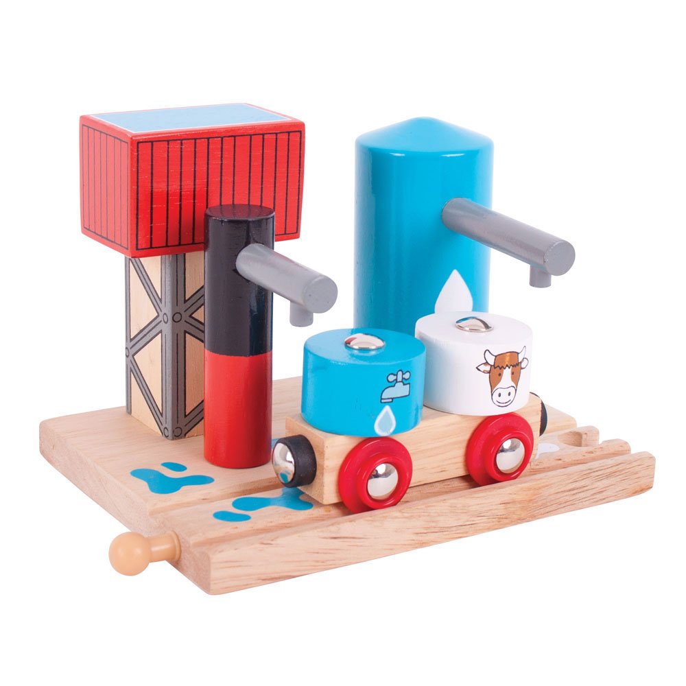 BigJigs Trains Milk & Water Depot-BJT251