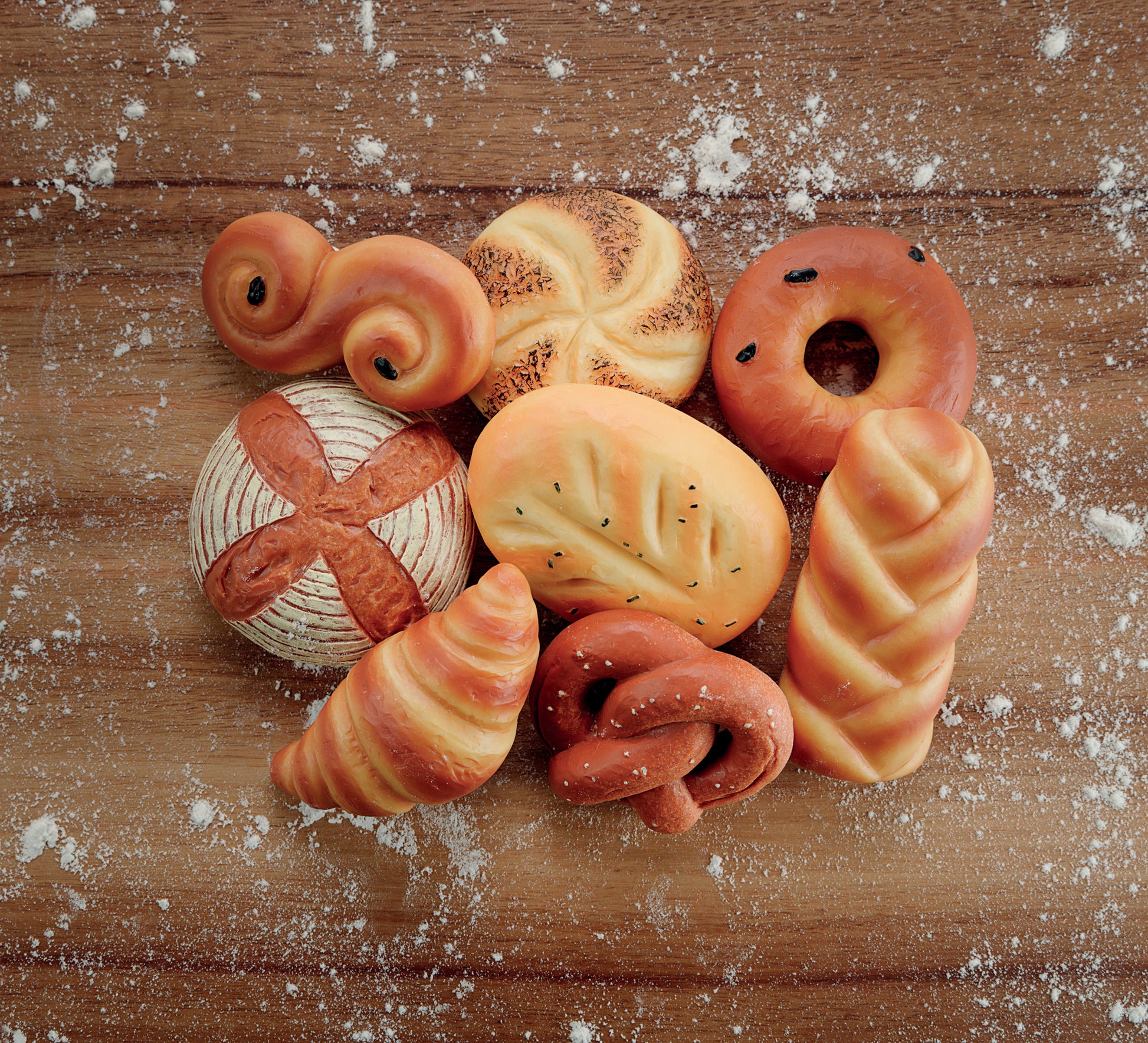 Yellow Door Sensory Play Stones - Breads of the World