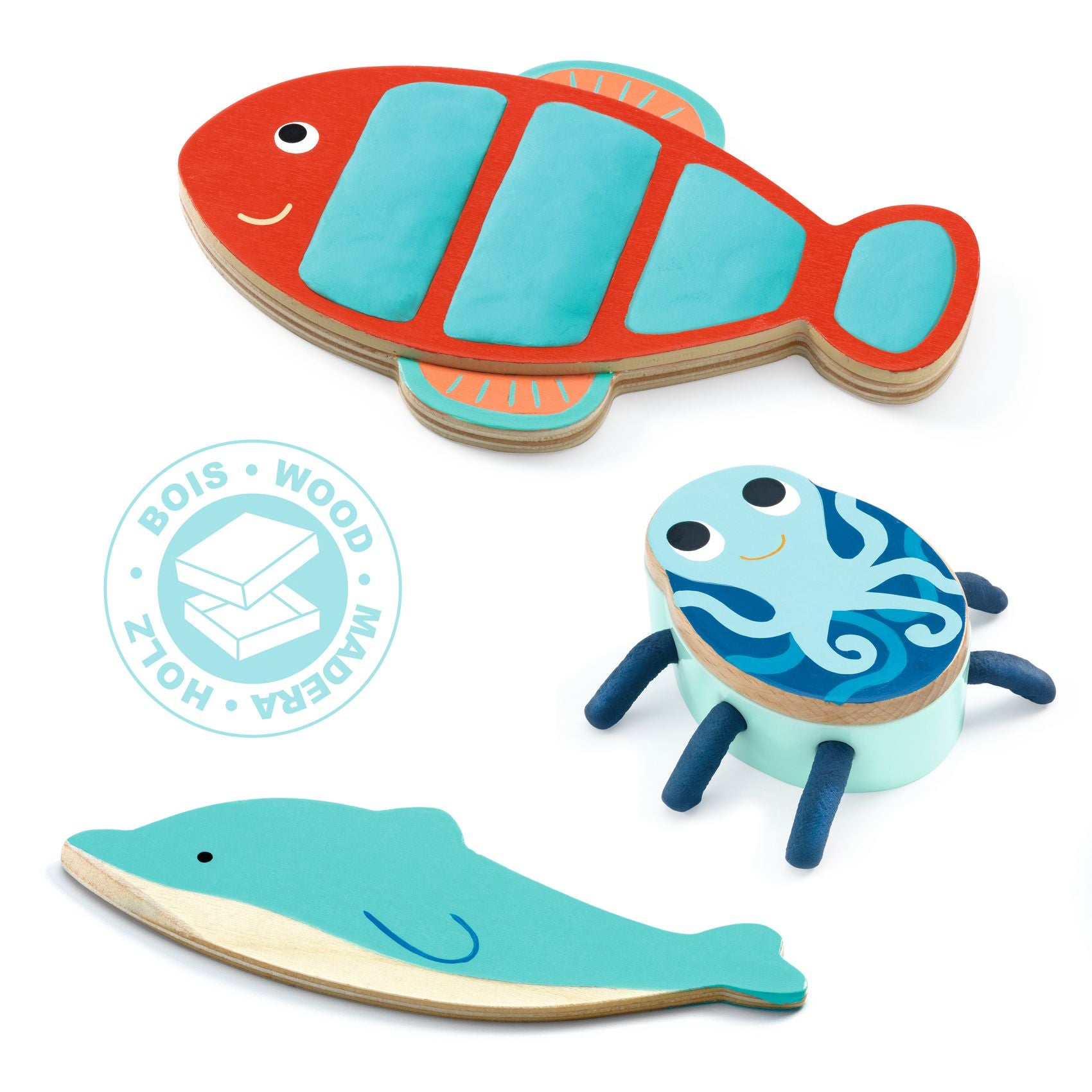 Djeco Play Dough Myseacreatures