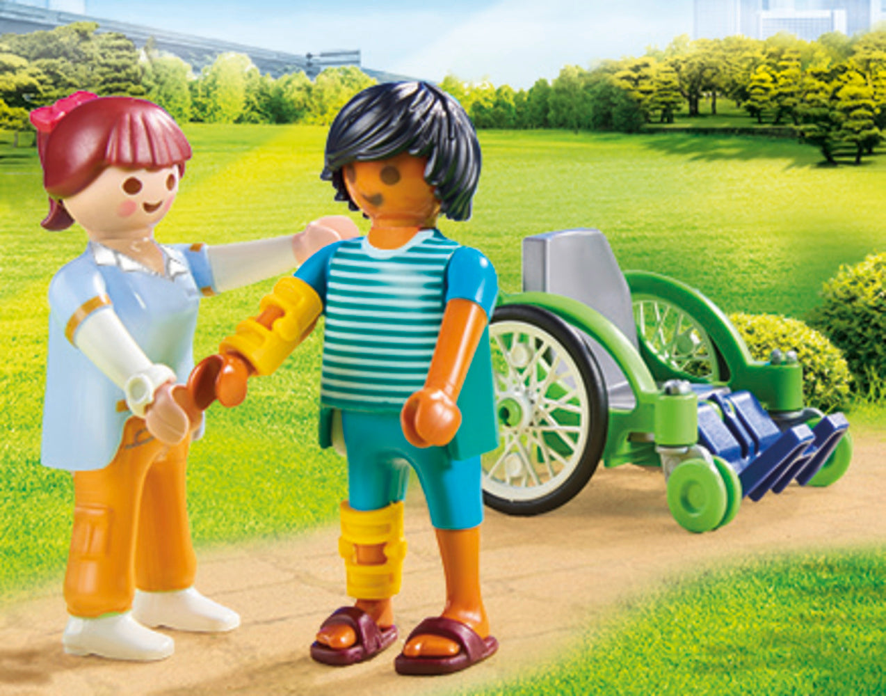 Playmobil 70193 City Life Hospital Patient in Wheelchair