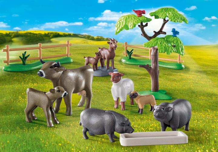 Playmobil 71307 Country Animal Set With Paddock