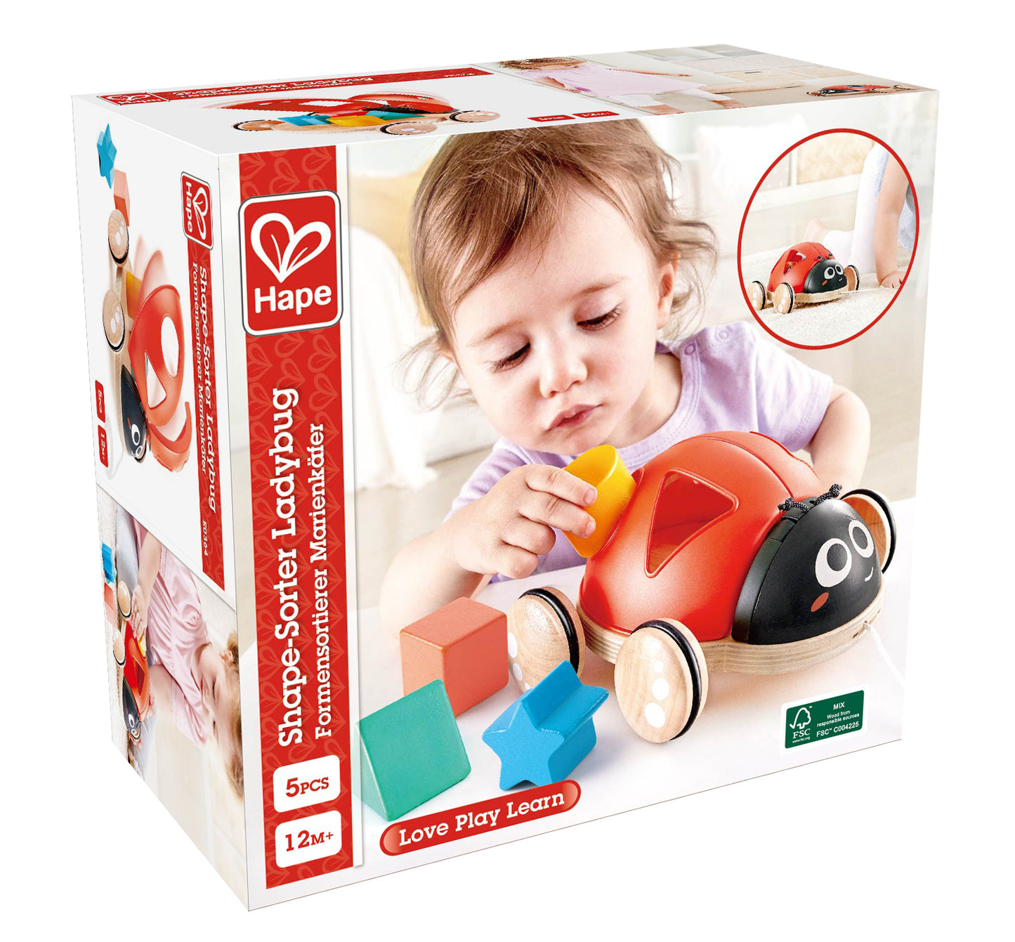 Hape Shape-Sorter Ladybug
